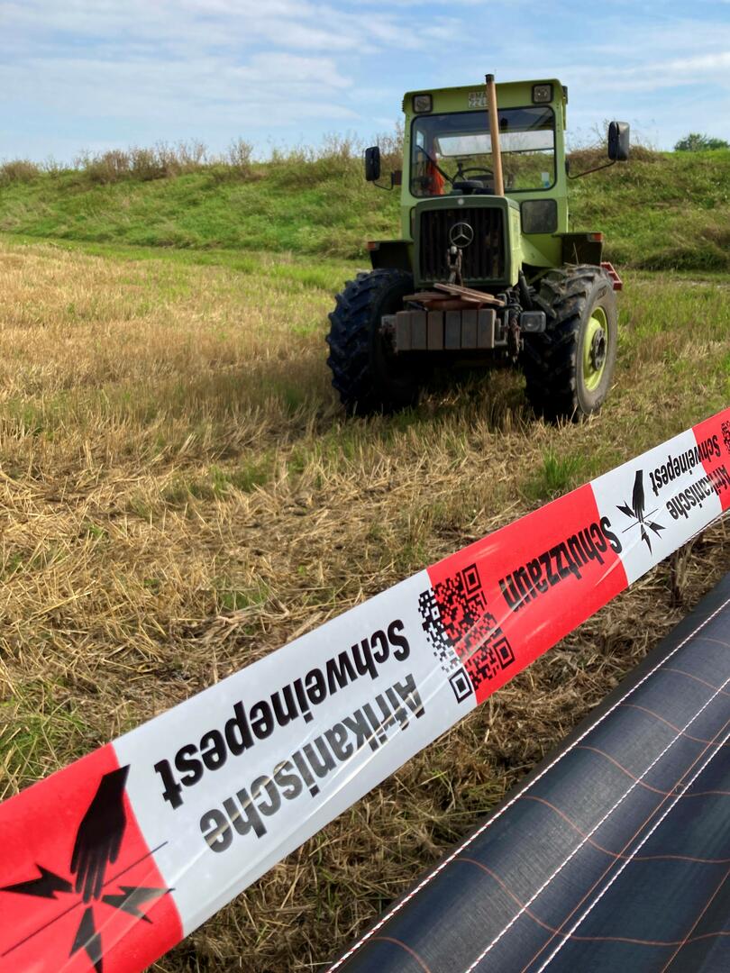 Symbolbild: Absperrmaßnahmen wegen Afrikanischer Schweinepest