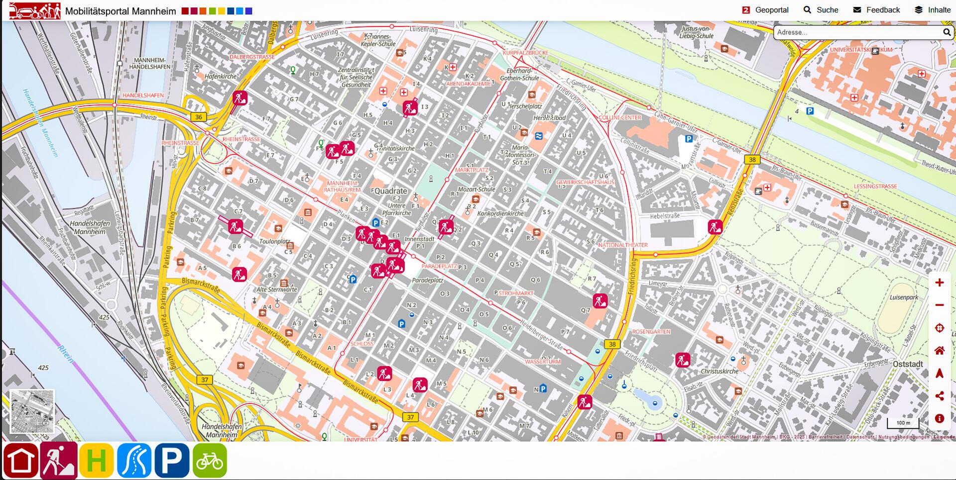 Mobilitätsportal Mannheim