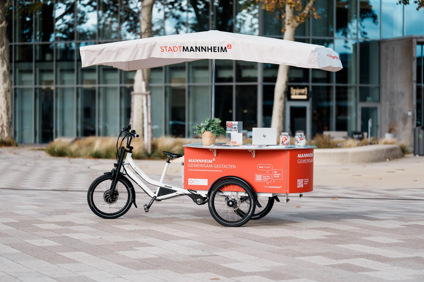 Info-Bike „Mannheim gemeinsam gestalten“