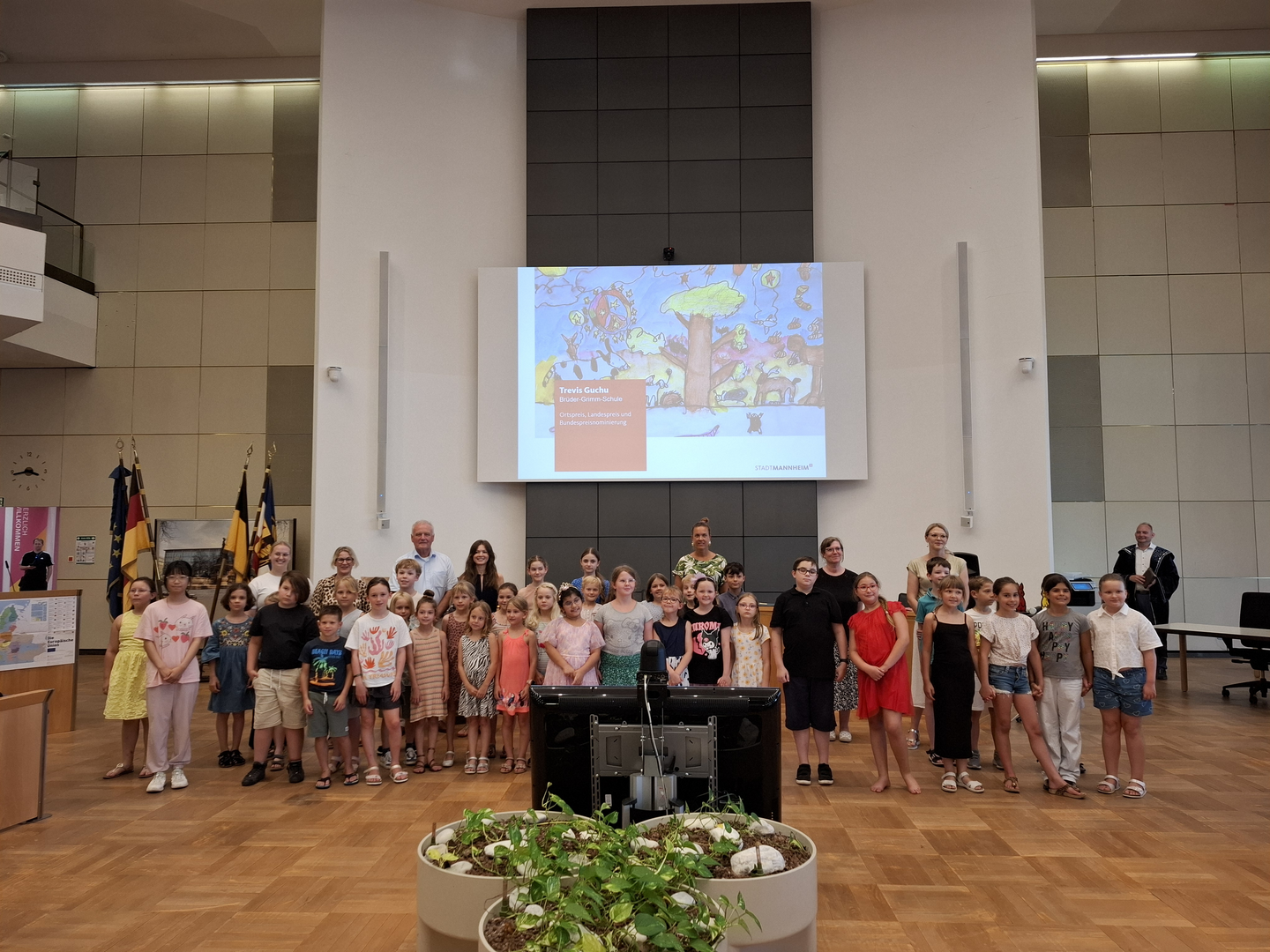 Gruppenfoto Preisträger 73. Europäischer Wettbewerb