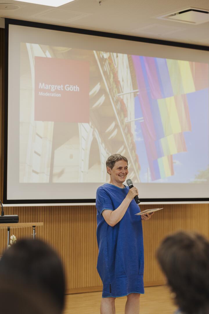 Regenbogenempfang 2026: Margret Göth, Queer-Beauftragung der Stadt Mannheim
