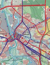 Vergrößerte Ansicht von Darstellung Mannheim auf dem Einheitlichen Regionalplan
