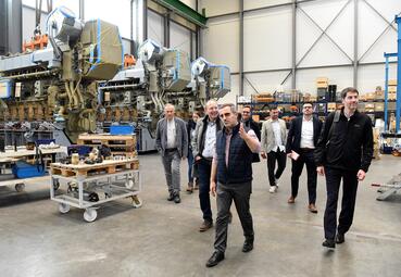 Vergrößerte Ansicht von Stadtspitze zu Besuch bei der Spedition Kübler GmbH