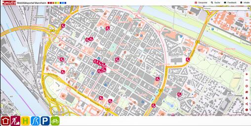 Vergrößerte Ansicht von Mobilitätsportal Mannheim