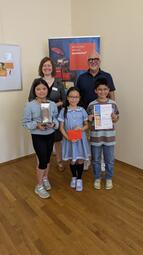 Vergrößerte Ansicht von "Hoch hinaus" Lesepreis Erster Preis der 4. Klassen