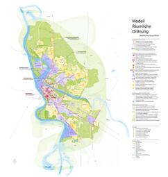 Vergrößerte Ansicht von Karte des Gesamtbildes des Modell Räumliche Ordnung