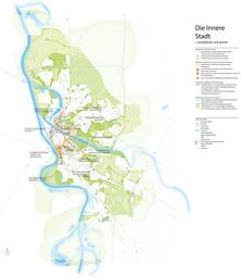 Vergrößerte Ansicht von Karte der Inneren Stadt des Modell Räumliche Ordnung