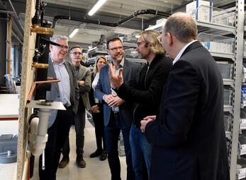 Vergrößerte Ansicht von OB Firmenbesuch bei Sanitär Kleissner