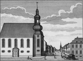 Vergrößerte Ansicht von Trinitatiskirche 1782