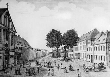 Vergrößerte Ansicht von  Hauptfassade der Kapuzinerkirche