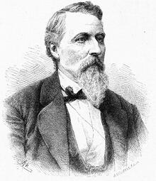 Vergrößerte Ansicht von Friedrich Hecker im Exil in den USA, um 1859