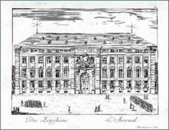 Vergrößerte Ansicht von 1780 - Zeughaus mit Blitzableiter