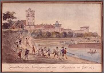 Vergrößerte Ansicht von 1799 - Die Festungsanlagen werden geschleift 