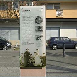 Vergrößerte Ansicht von Stadttafel Juden in Mannheim