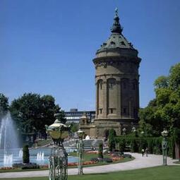 Vergrößerte Ansicht von Der Wassertum das Wahrzeichen Mannheim´s