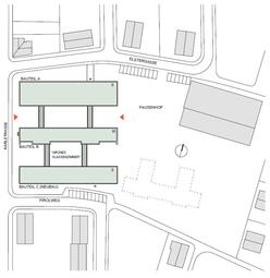 Vergrößerte Ansicht von Sandhofenschule Lageplan 