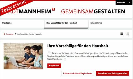 Vergrößerte Ansicht von Beteiligungshaushalt