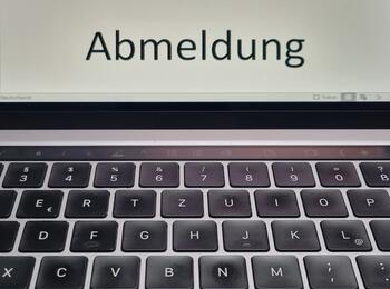 Online Abmeldung