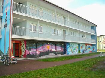 Außenansicht Gemeinschaftszentrum Waldhof-Ost