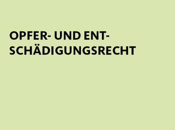 Opfer- und Entschädigungsrecht