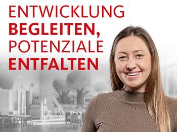 Slogan: Entwicklung Begleiten, Potentiale Entfalten