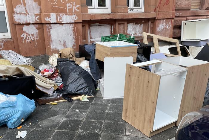 illegale Müllablagerung