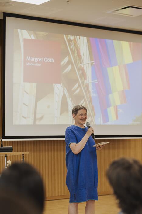 Regenbogenempfang 2026: Margret Göth, Queer-Beauftragung der Stadt Mannheim