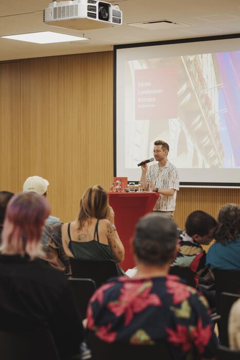 Regenbogenempfang 2026: Sören Landmann-Korsten, Queer-Beauftragung der Stadt Mannheim